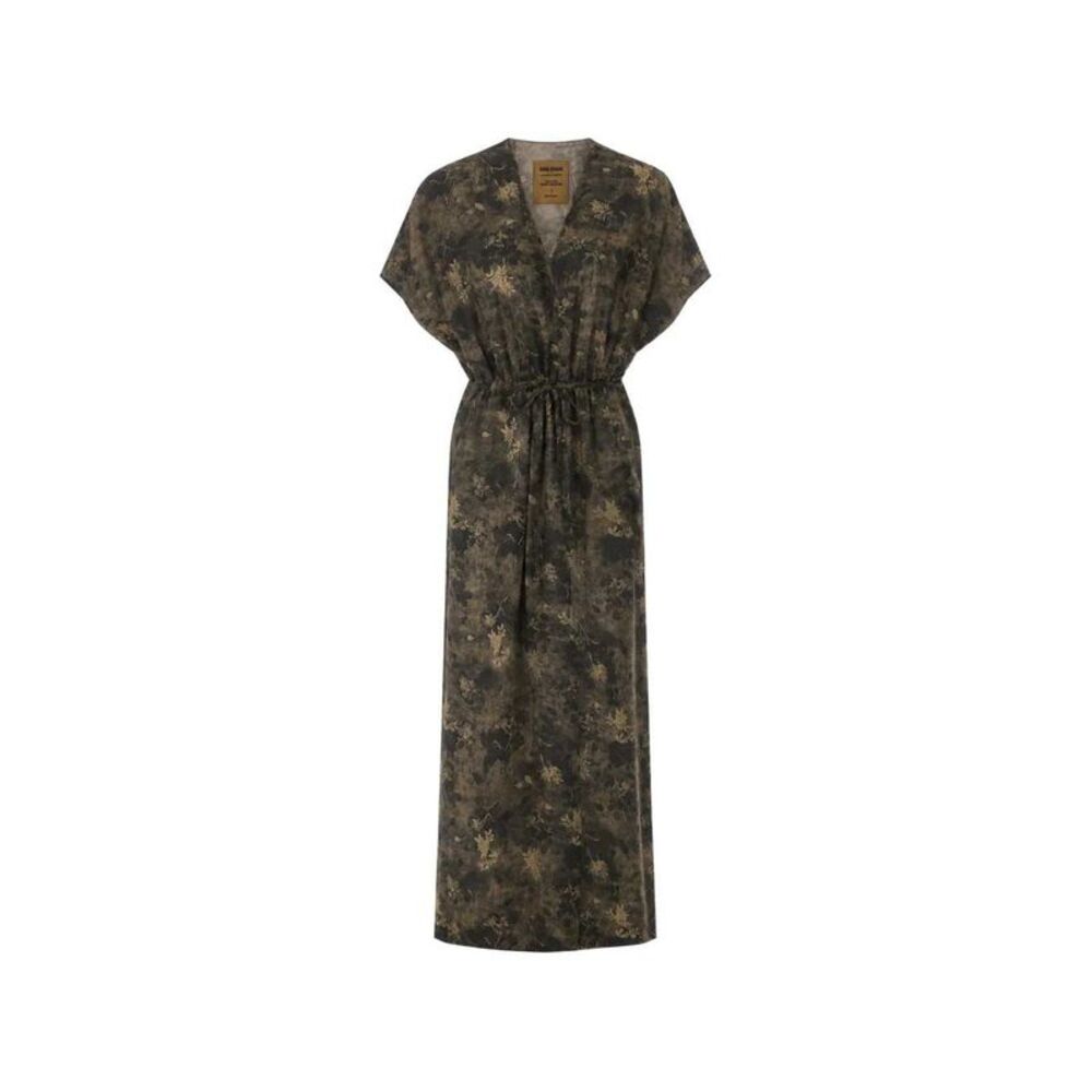 Uma Wang Women Floral Print Drawstring Dress